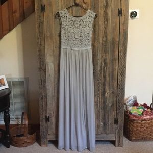 David’s Bridal bridesmaid dress in Mystic Size 2